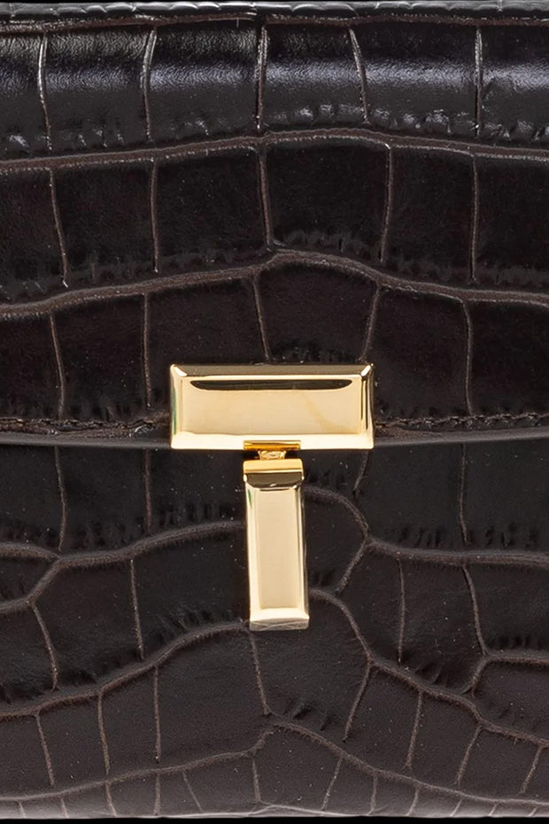 T-Lock Croco-Embossed
