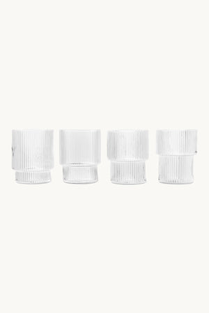 Ripple Glasses - Set Of 4