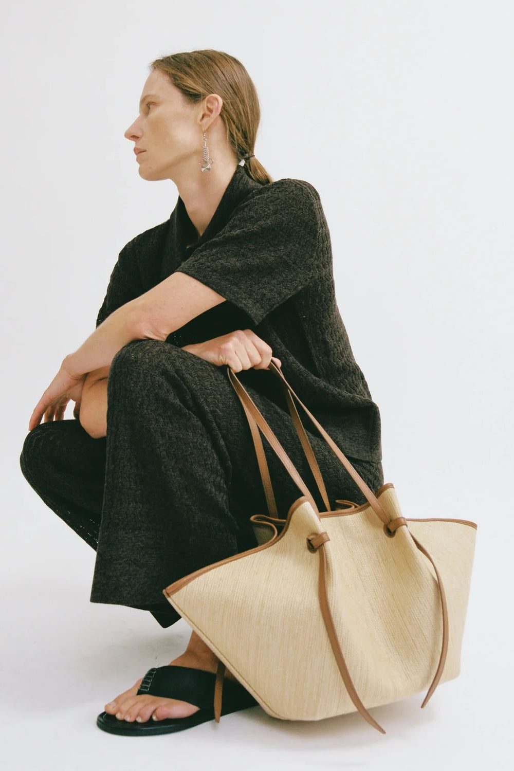 Large Mochi Woven Raffia