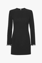 Crepe Mini Dress