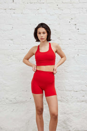 Strap Bra Red