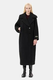 Textured Boucle Wool Coat