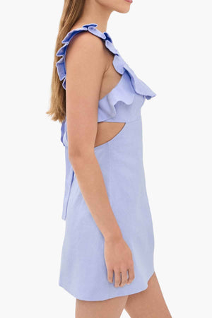 Indra Frilled Mini Dress