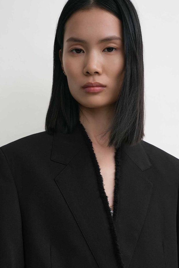 Raw Lapel Jacket