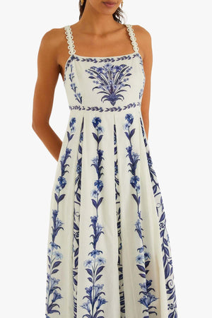 Flowers Arch Maxi Dress