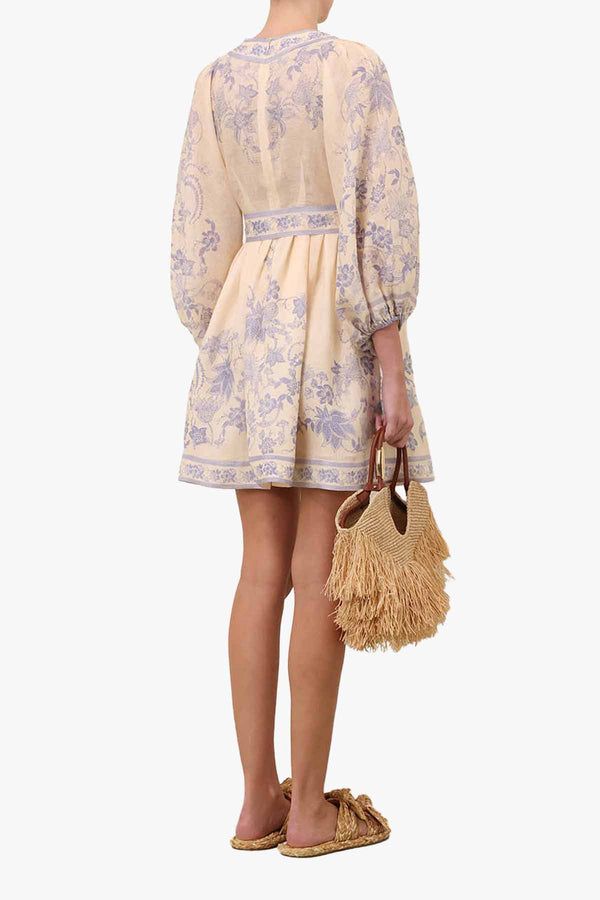 Indra Plunge Mini Dress