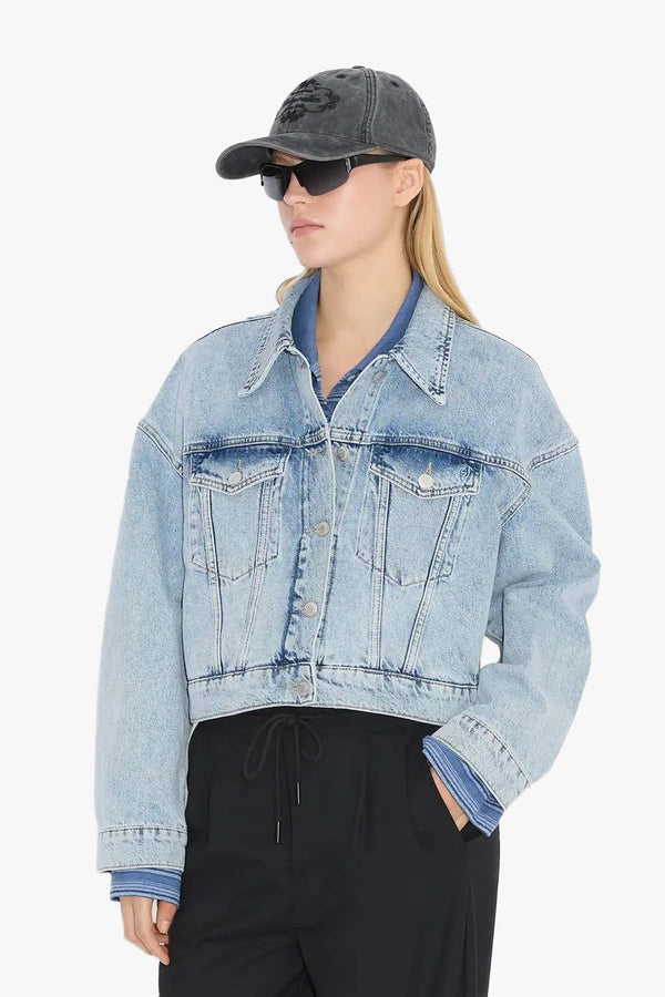 W Cropped Denim Jacket