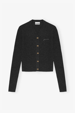 Mini Ribbed Merino Cardigan