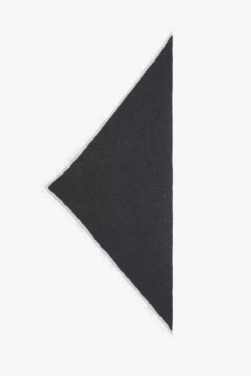 Wool Lace Triangular Scarf