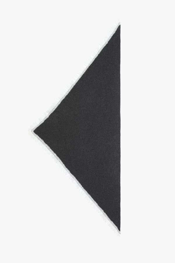 Wool Lace Triangular Scarf
