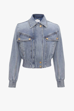 Denim Bomber Jacket