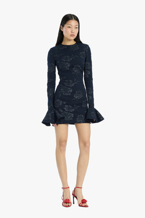 Jacquard Mini Dress