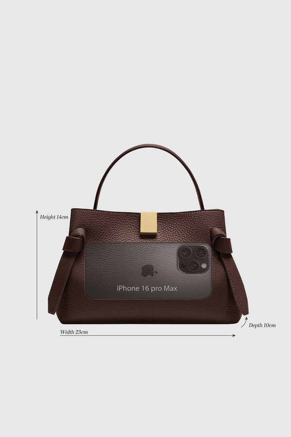 Gyoza Mini Pebble Grain Leather