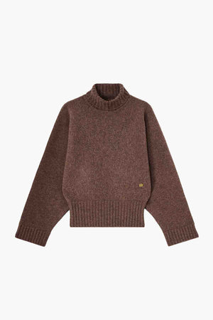Double Knit Batwing Turtleneck