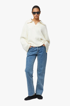 Cape Cod Cotton Polo Sweater