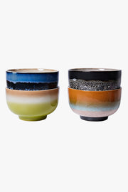 70s Ceramics Noodle Bowls Set Of 4