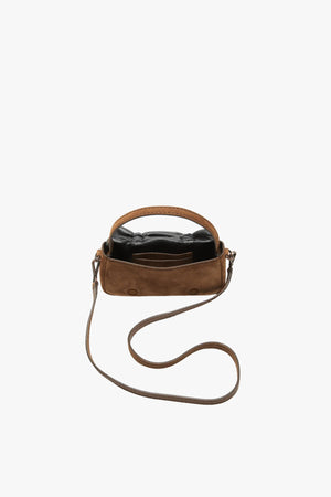 Multipocket Micro Crossbody Suede