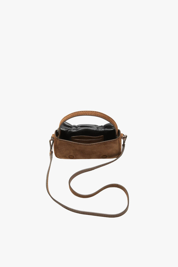 Multipocket Micro Crossbody Suede