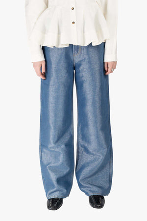 Shiny Weft Denim Izey