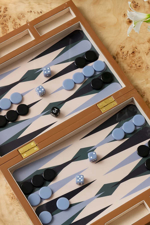 Lacquered Backgammon