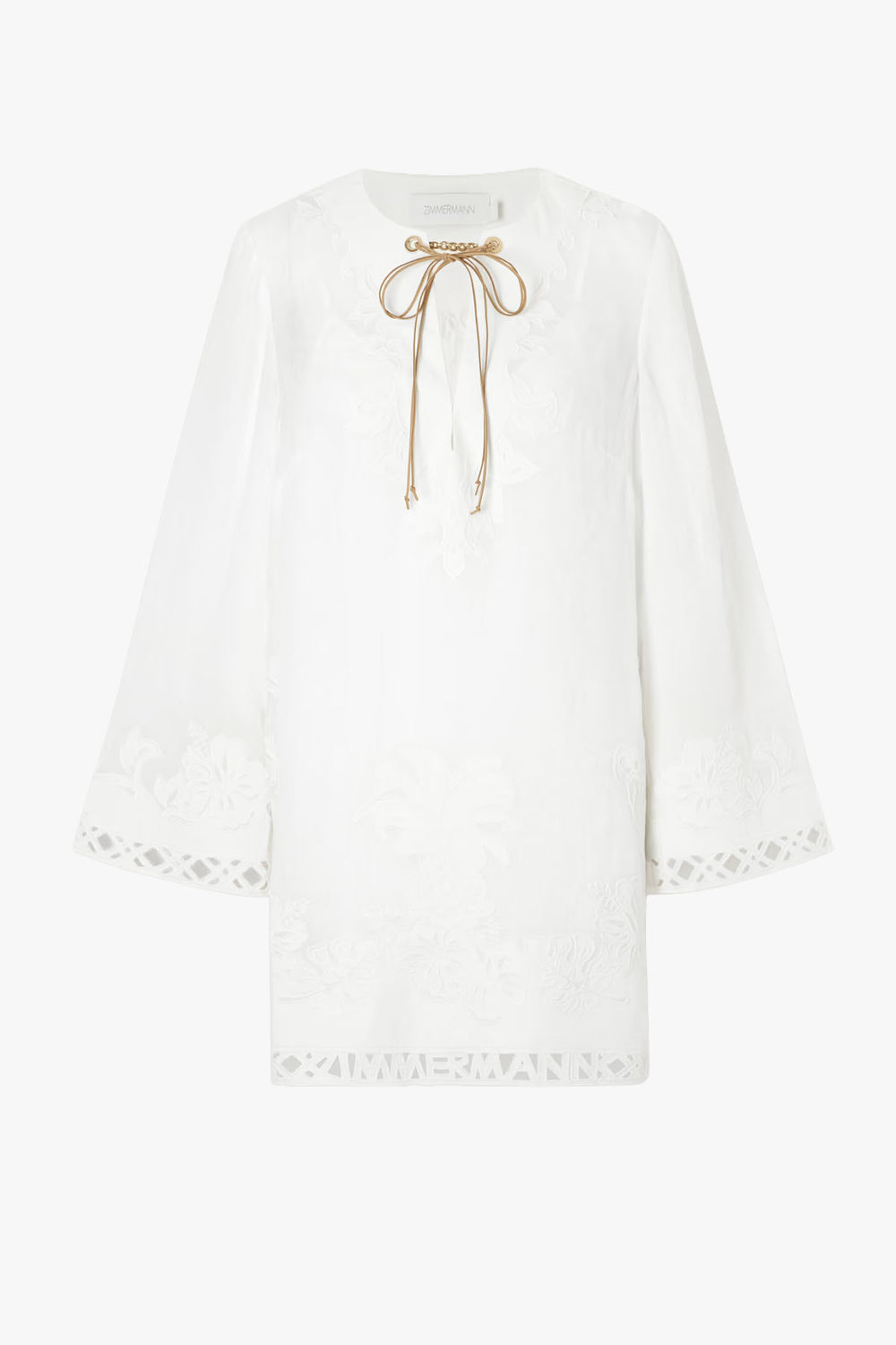 Indra Embroidered Tunic Dress