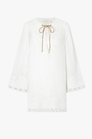 Indra Embroidered Tunic Dress