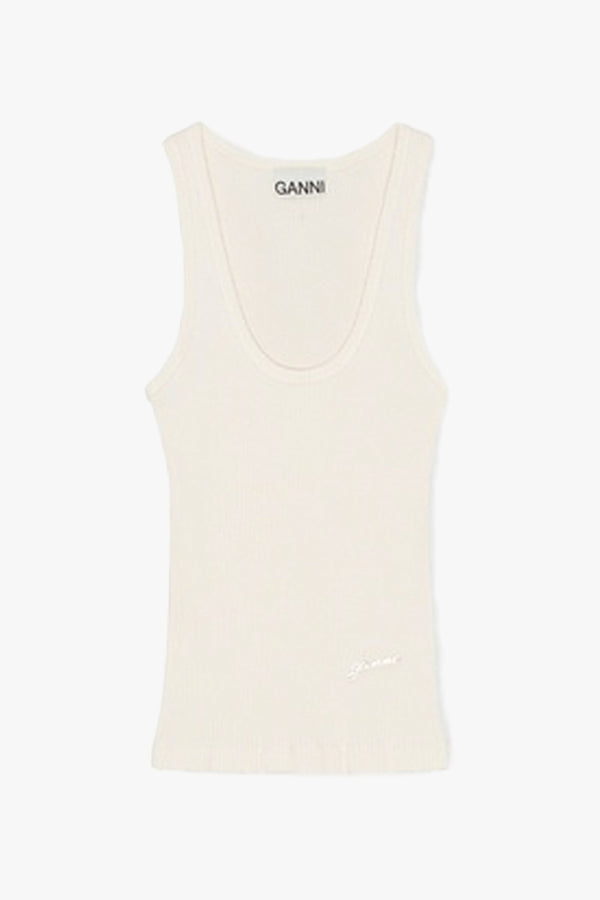 Heavy Rib Jersey Tank Top