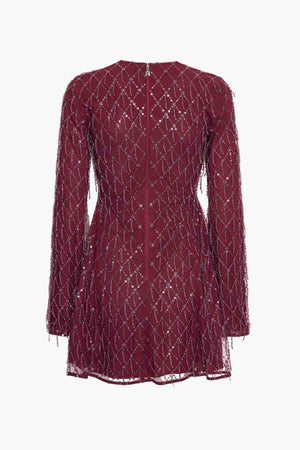 Sequins Mini Flared Dress