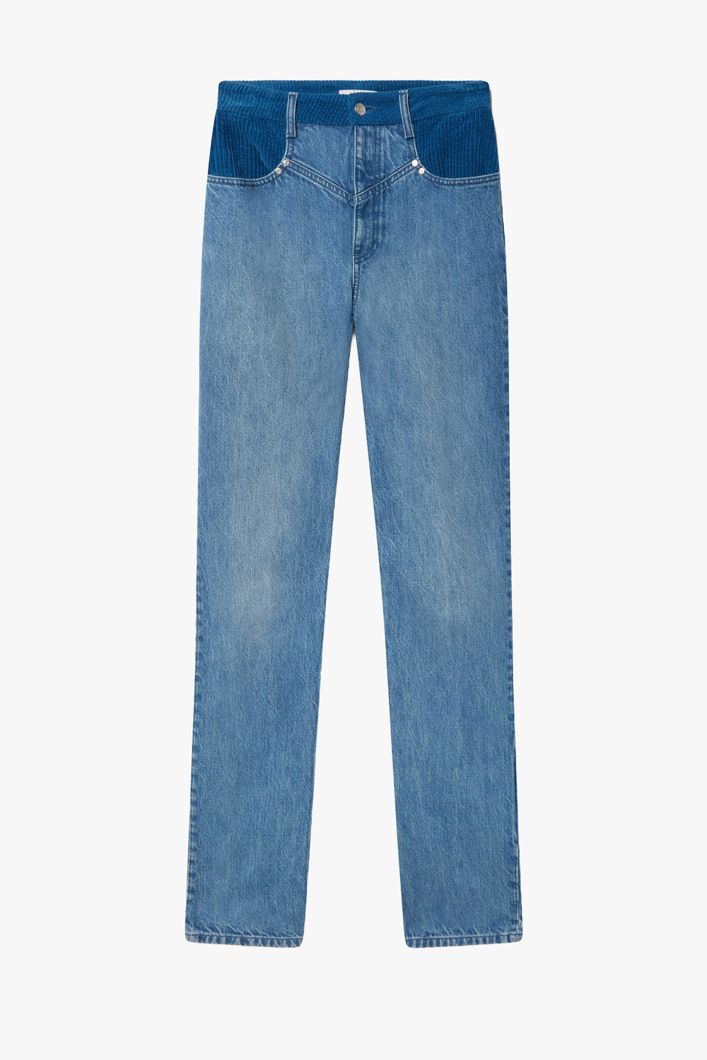 Curduroy Mix Slim Jeans