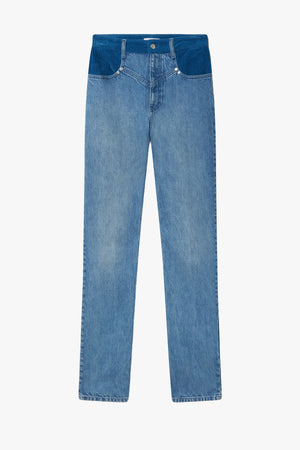 Curduroy Mix Slim Jeans