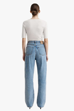 Full Length Twisted Seam Denim