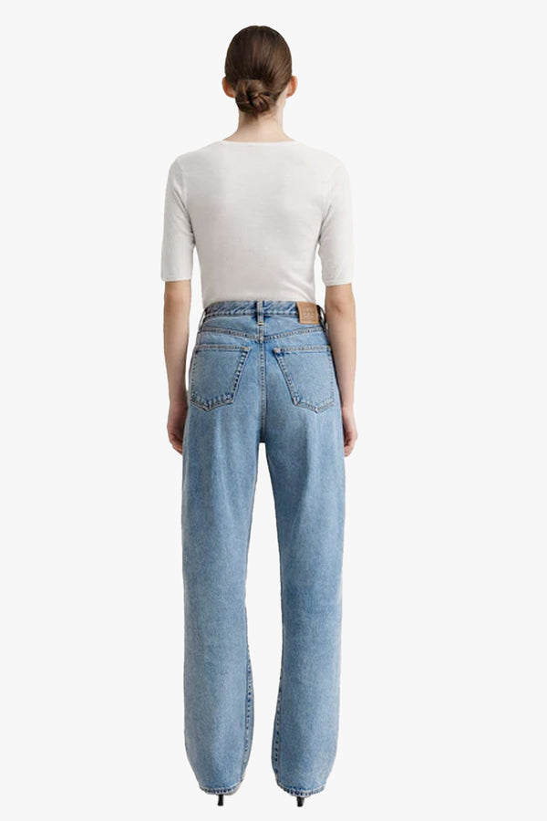 Full Length Twisted Seam Denim