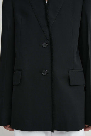 Raw Lapel Jacket