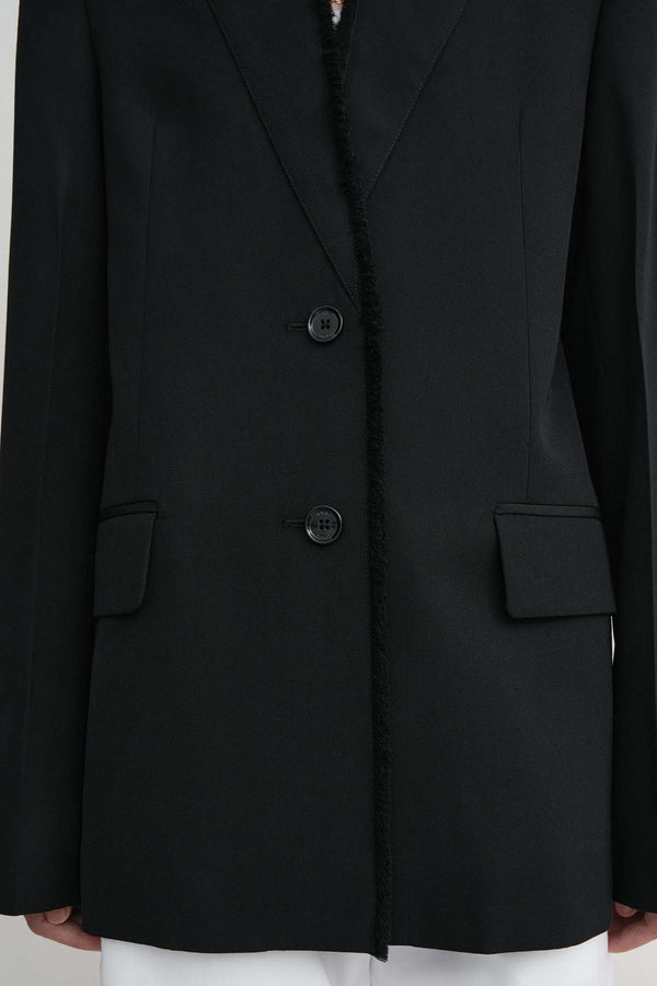 Raw Lapel Jacket
