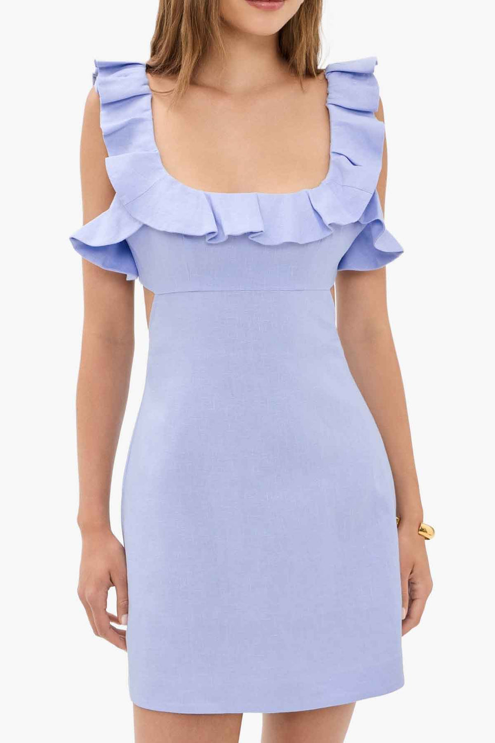 Indra Frilled Mini Dress