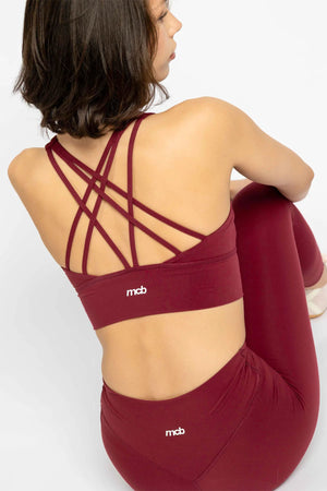Strap bra Burgundy