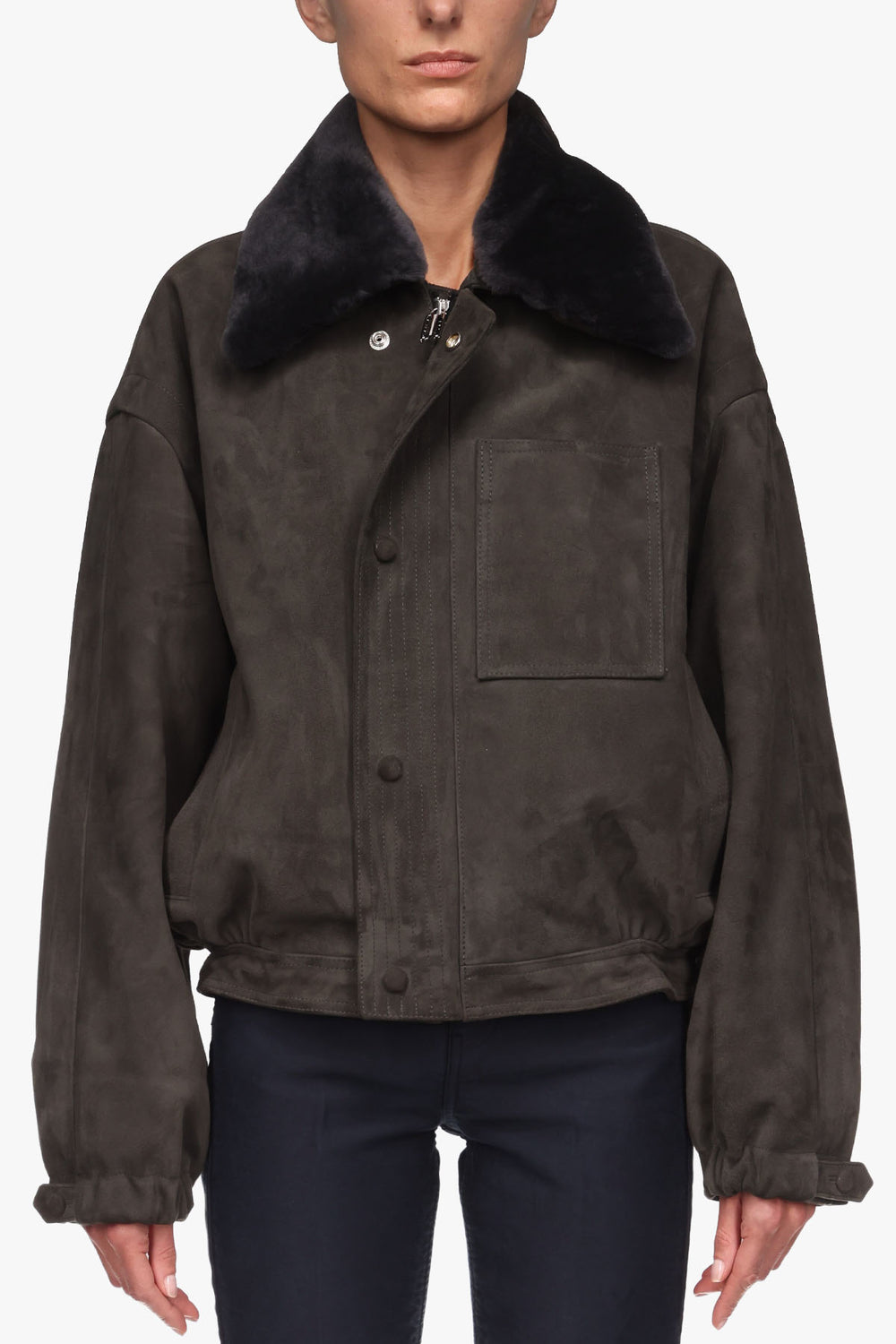 Relaxed Bomber Jacket