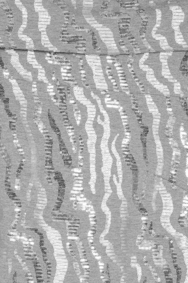 Stretch Sequin Midi Dress