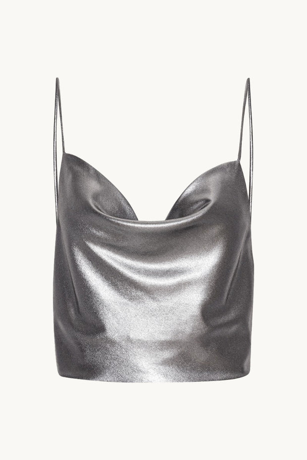 Metallic Crop Top