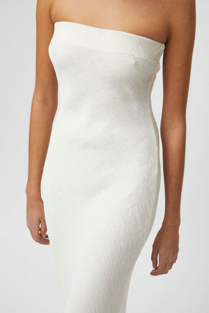 Amara Strapless Dress Cream