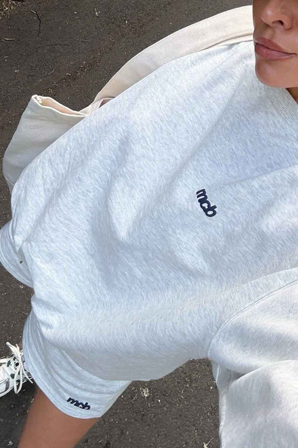 Signature Crewneck green / grey