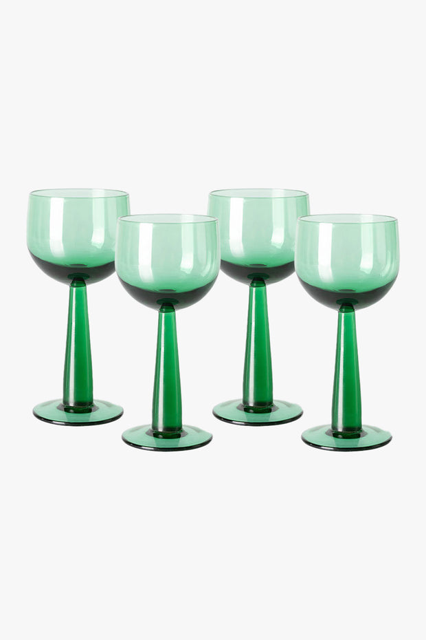 The Emeralds: Wine Glass Tall Set of 4