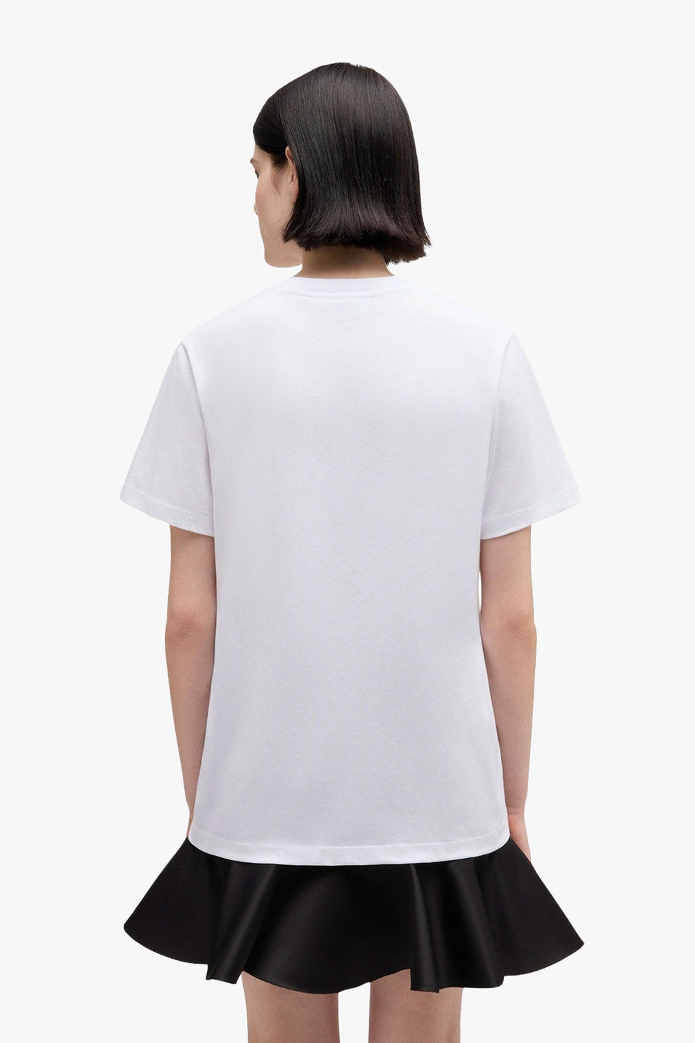 Basic Cotton Jersey T-Shirt Boots Print