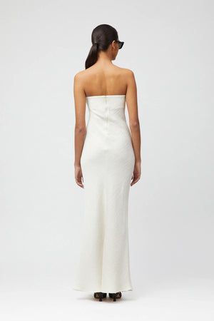 Amara Strapless Dress Cream