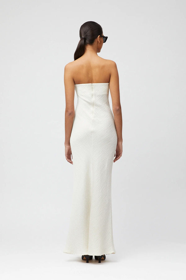 Amara Strapless Dress Cream