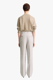 Double-Pleated Tailored Trousers