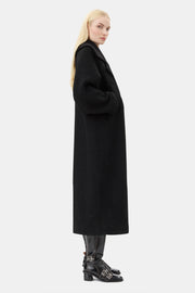 Textured Boucle Wool Coat