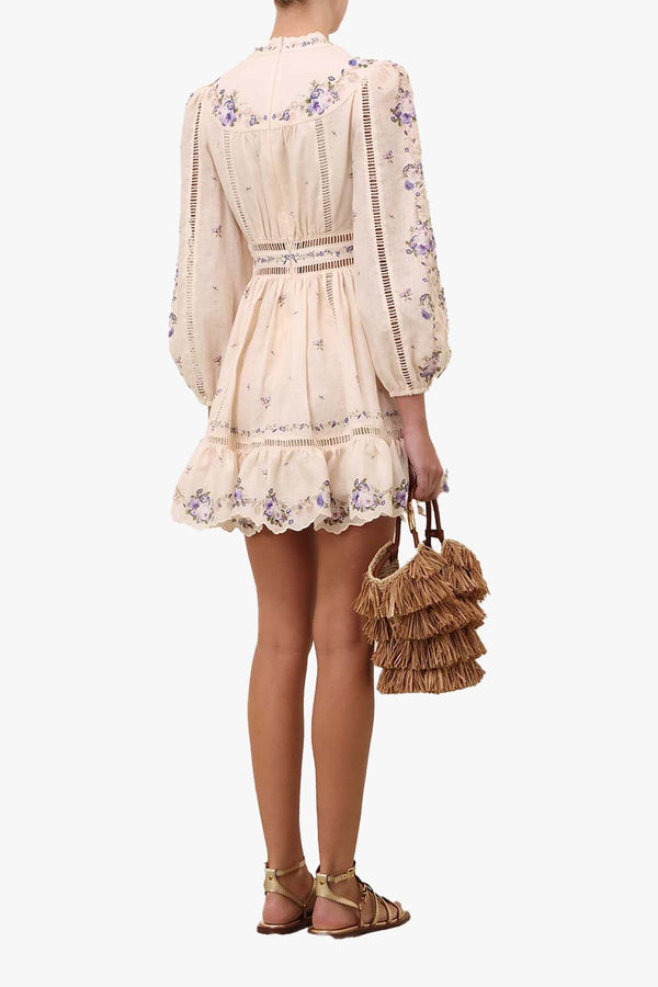 Patience Plunge Mini Dress