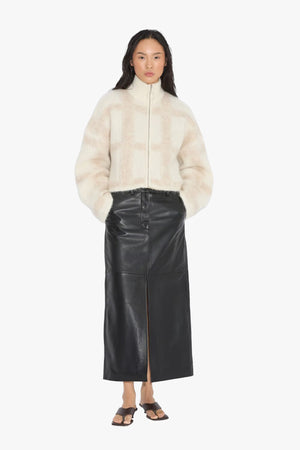 Tine Light Check Cardigan