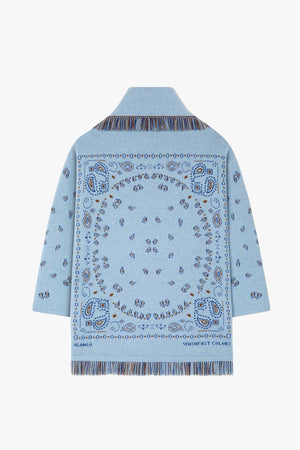 Bandana Jacquard Cardigan
